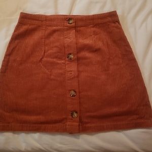 Corduroy Skirt